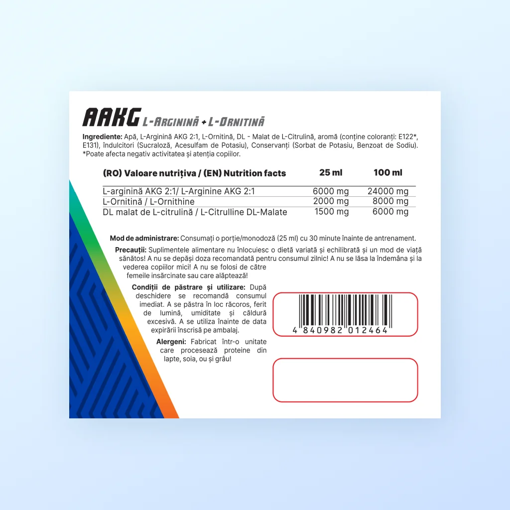 AAKG L-arginine + L-Ornithine