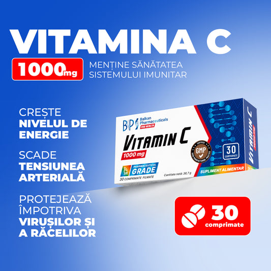 Vitamina C 30caps - Balkan Pharmaceuticals